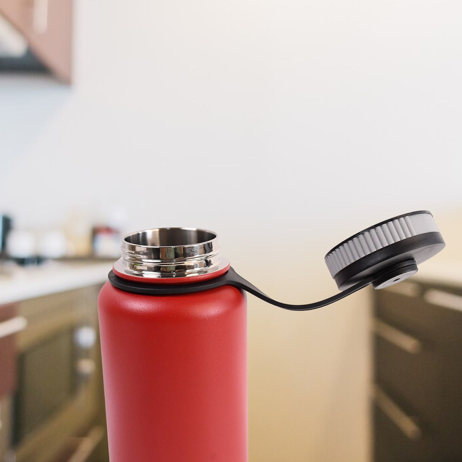 Stainless Steel Double Wall Vacuum-Insulated Drink Water Bottle (1000 ML / Mix Color) Stainless Steel Double Wall Vacuum-Insulated Drink Water Bottle (1000 ML / Mix Color)